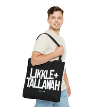 Load image into Gallery viewer, Black Likkle and Tallawah Tote Bag