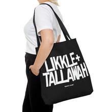 Load image into Gallery viewer, Black Likkle and Tallawah Tote Bag