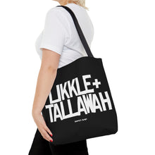 Load image into Gallery viewer, Black Likkle and Tallawah Tote Bag