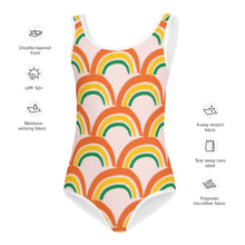 Load image into Gallery viewer, Rasta Rainbow Kids Swimsuit