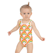 Load image into Gallery viewer, Rasta Rainbow Kids Swimsuit