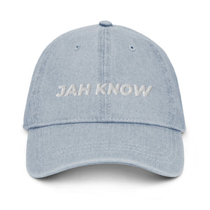 Unisex Jah Know Denim Hat